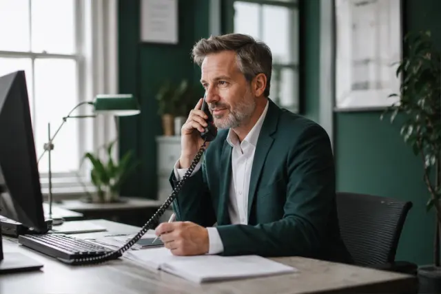 Energy adviser answering EPC and home energy grant questions