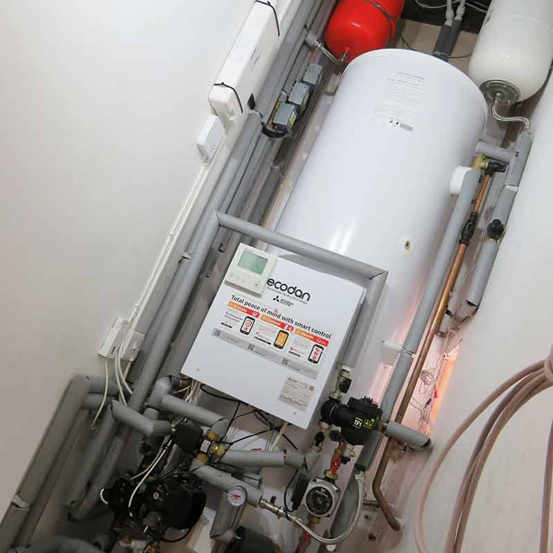 air source heat pump cylinder leicestershire 1