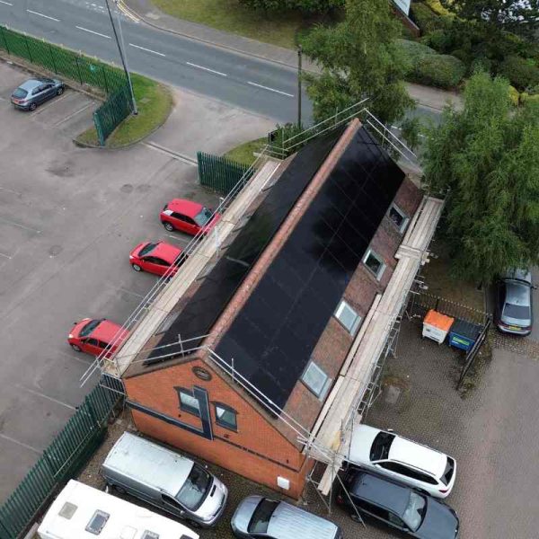 roof mounted commercial solar panels in birmingham
