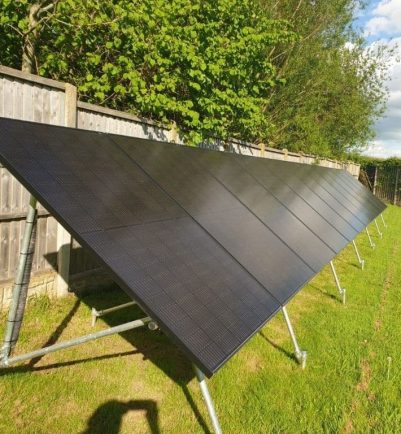 garden ground mounted solar panels
