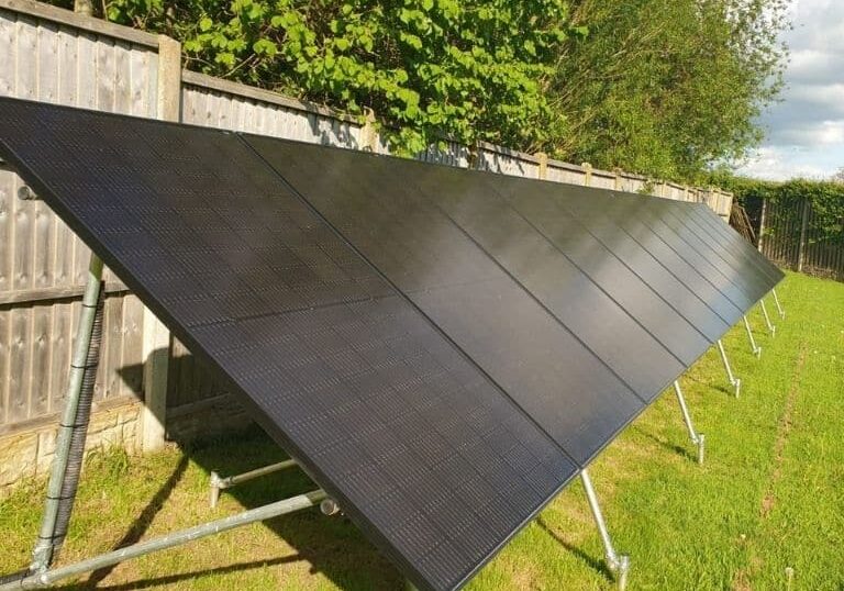 garden ground mounted solar panels