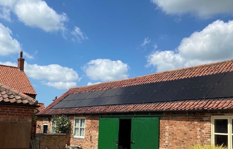 in roof solar panels